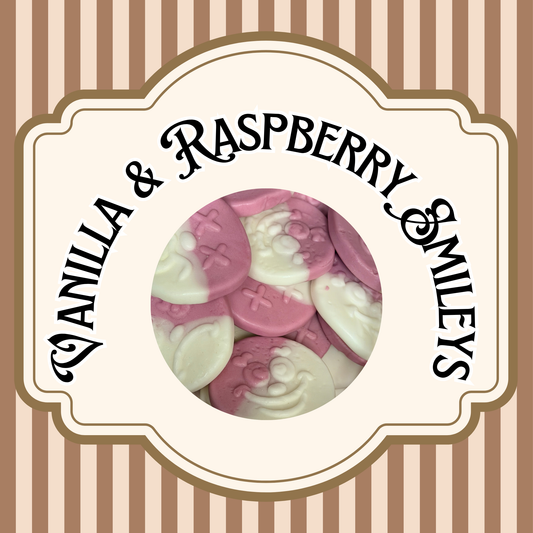 Vanilla and Raspberry Smileys