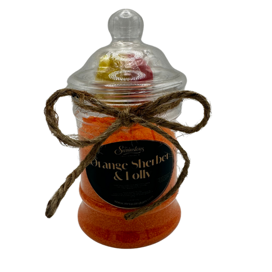 Orange Sherbet + Lolly