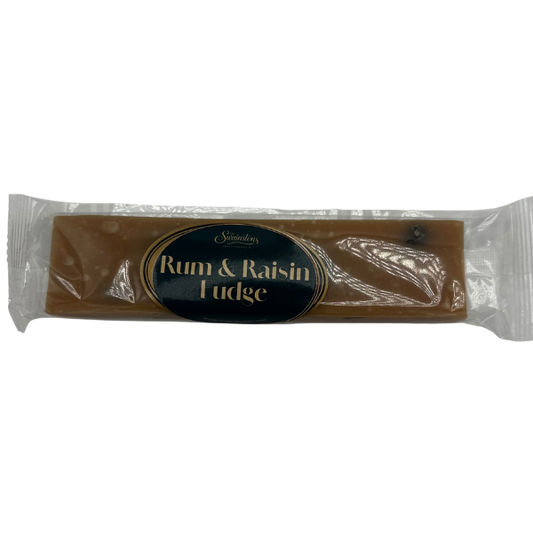 Rum and Raisin Fudge Bar